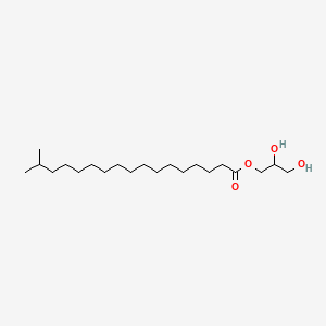 molecular formula C21H42O4 B8814057 2,3-Dihydroxypropyl 16-methylheptadecanoate CAS No. 67938-24-3
