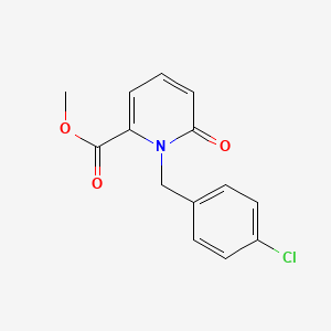molecular formula C14H12ClNO3 B8814110 Methyl 1-(4-chlorobenzyl)-6-oxo-1,6-dihydropyridine-2-carboxylate 