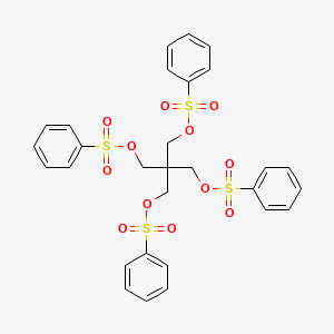 3-[(Phenylsulfonyl)oxy]-2,2-bis{[(phenylsulfonyl)oxy]methyl}propyl benzenesulfonate