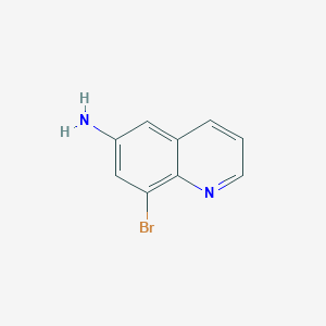 molecular formula C9H7BrN2 B8814128 8-Bromoquinolin-6-amine 