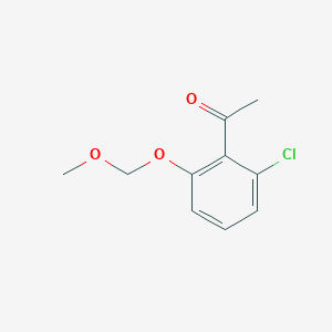 molecular formula C10H11ClO3 B8814136 2'-Chloro-6'-(methoxymethoxy)acetophenone CAS No. 1241953-55-8