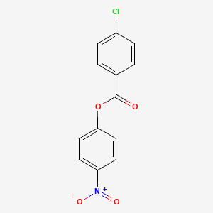 molecular formula C13H8ClNO4 B8814182 4-Chlorobenzoic acid, 4-nitrophenyl ester CAS No. 6264-29-5