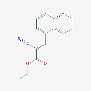 2-Propenoic acid, 2-cyano-3-(1-naphthalenyl)-, ethyl ester
