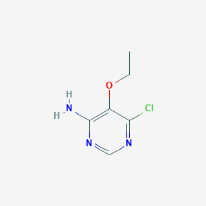 molecular formula C6H8ClN3O B8814247 6-Chloro-5-ethoxypyrimidin-4-amine 