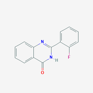 molecular formula C14H9FN2O B8814298 2-(2-fluorophenyl)quinazolin-4(3H)-one CAS No. 138867-16-0