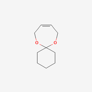 molecular formula C10H16O2 B8814366 7,12-Dioxaspiro[5.6]dodec-9-ene CAS No. 4747-01-7
