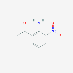 molecular formula C8H8N2O3 B8814413 1-(2-Amino-3-nitrophenyl)ethan-1-one CAS No. 20864-49-7