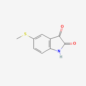 molecular formula C9H7NO2S B8814431 5-(methylthio)-1H-indole-2,3-dione CAS No. 418772-01-7