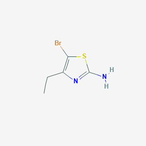 molecular formula C5H7BrN2S B8814435 5-Bromo-4-ethylthiazol-2-amine 