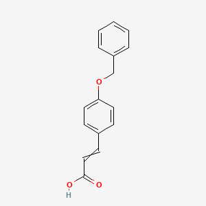 molecular formula C16H14O3 B8814436 2-Propenoic acid, 3-[4-(phenylmethoxy)phenyl]- 