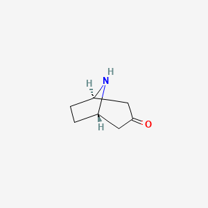 molecular formula C7H11NO B8814510 3-Nortropanone 