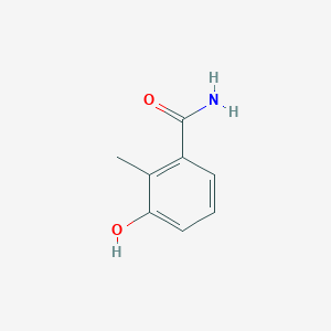 molecular formula C8H9NO2 B8814537 3-Hydroxy-2-methylbenzamide CAS No. 135329-26-9