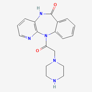 molecular formula C18H19N5O2 B8814728 N-Desmethyl Pirenzepine 