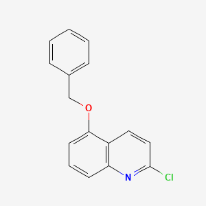 molecular formula C16H12ClNO B8814735 5-(Benzyloxy)-2-chloroquinoline CAS No. 1016315-12-0