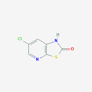 molecular formula C6H3ClN2OS B8814745 6-Chlorothiazolo[5,4-b]pyridin-2(1H)-one CAS No. 112523-34-9