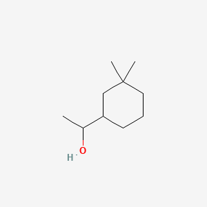 molecular formula C10H20O B8814747 alpha,3,3-Trimethylcyclohexanemethanol CAS No. 25225-09-6
