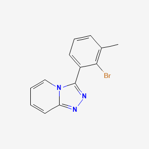 molecular formula C13H10BrN3 B8815850 3-(2-Bromo-3-methylphenyl)-[1,2,4]triazolo[4,3-a]pyridine 
