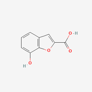 molecular formula C9H6O4 B8815959 7-Hydroxybenzofuran-2-carboxylic acid 