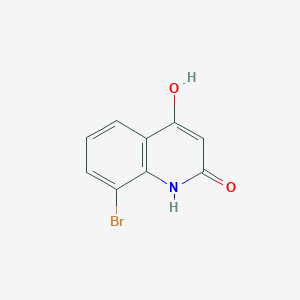 molecular formula C9H6BrNO2 B8815978 8-Bromo-4-hydroxyquinolin-2(1H)-one 