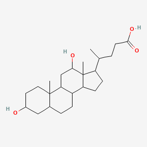 B8816030 Cholan-24-oic acid, 3,12-dihydroxy-, (3alpha,5beta,12alpha)- CAS No. 30635-00-8