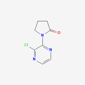 B8816170 1-(3-Chloropyrazin-2-YL)pyrrolidin-2-one CAS No. 720692-53-5