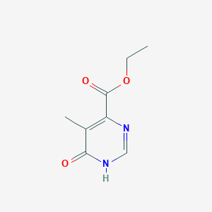 molecular formula C8H10N2O3 B8816250 Ethyl 6-hydroxy-5-methylpyrimidine-4-carboxylate 