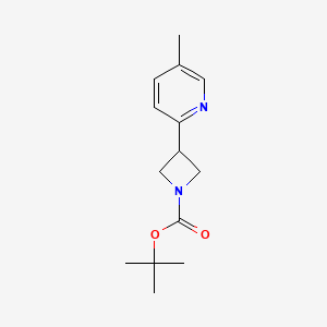 molecular formula C14H20N2O2 B8816334 Tert-butyl 3-(5-methylpyridin-2-yl)azetidine-1-carboxylate CAS No. 1356109-60-8
