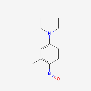 molecular formula C11H16N2O B8816442 N,N-diethyl-3-methyl-4-nitrosoaniline CAS No. 6442-10-0