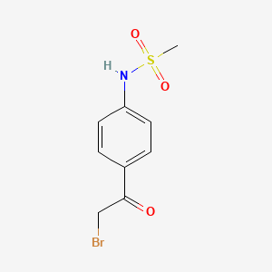 N-[4-(2-bromoacetyl)phenyl]methanesulfonamide