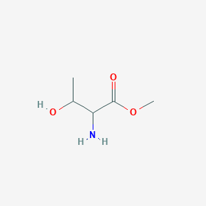molecular formula C5H11NO3 B8816519 Methyl 2-amino-3-hydroxybutanoate 