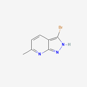 molecular formula C7H6BrN3 B8816529 3-Bromo-6-methyl-1H-pyrazolo[3,4-b]pyridine 