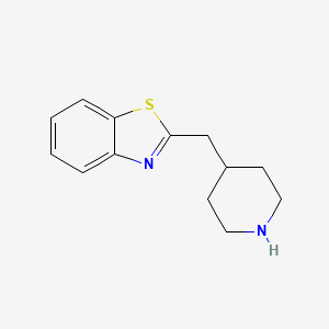 molecular formula C13H16N2S B8816587 2-(Piperidin-4-ylmethyl)benzo[d]thiazole CAS No. 1158268-56-4