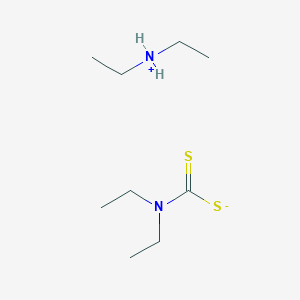 molecular formula C9H22N2S2 B8816588 Diethyldithiocarbamic acid diethyl- 
