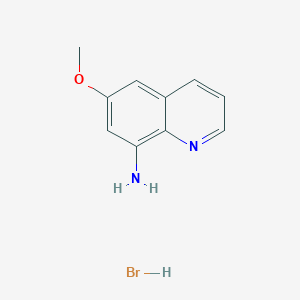 molecular formula C10H11BrN2O B8816601 8-Amino-6-methoxyquinoline hydrobromide CAS No. 312693-53-1