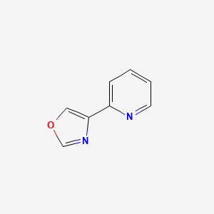 molecular formula C8H6N2O B8816610 4-(Pyridin-2-yl)oxazole CAS No. 681135-55-7