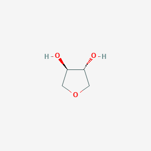 molecular formula C4H8O3 B8816612 trans-Tetrahydrofuran-3,4-diol CAS No. 473-85-8