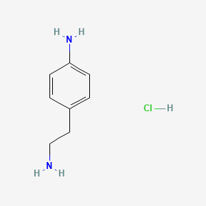 molecular formula C8H13ClN2 B8816757 4-(2-Aminoethyl)aniline hydrochloride CAS No. 102606-30-4