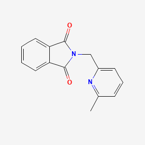 molecular formula C15H12N2O2 B8816759 2-((6-Methylpyridin-2-YL)methyl)isoindoline-1,3-dione CAS No. 1190947-26-2