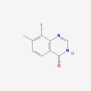 molecular formula C9H7IN2O B8816791 8-Iodo-7-methylquinazolin-4(3H)-one CAS No. 943602-97-9