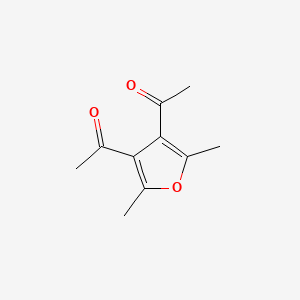 molecular formula C10H12O3 B8816814 1,1'-(2,5-Dimethylfuran-3,4-diyl)diethanone CAS No. 10599-72-1