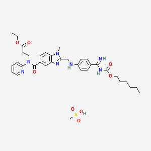 molecular formula C35H45N7O8S B8817177 Dabigatran etexilate mesilate 