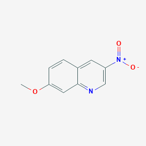 molecular formula C10H8N2O3 B8817361 7-Methoxy-3-nitroquinoline CAS No. 39977-95-2