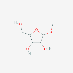 molecular formula C6H12O5 B8817396 beta-D-Ribofuranoside, methyl 