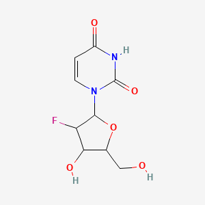 molecular formula C9H11FN2O5 B8817434 1-(2-Deoxy-2-fluoro-beta-D-arabinofuranosyl)uracil 