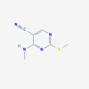B8817722 4-(Methylamino)-2-(methylthio)pyrimidine-5-carbonitrile CAS No. 185040-27-1