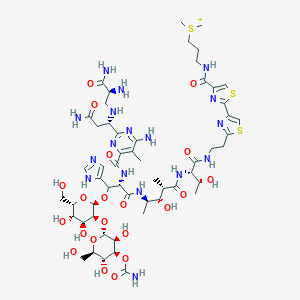 molecular formula C110H168N34O46S7 B088199 Bleomycin CAS No. 11056-06-7