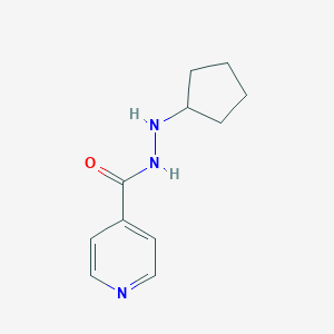B088259 Isonicotinic acid, 2-cyclopentylhydrazide CAS No. 13117-20-9