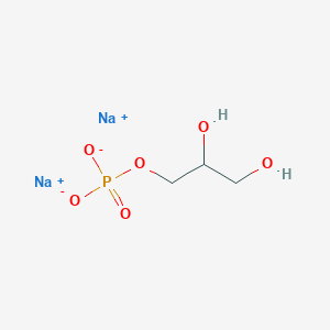 molecular formula C3H9NaO6P B008827 Sodium glycerophosphate CAS No. 1555-56-2