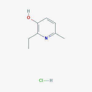molecular formula C8H12ClNO B088279 2-乙基-6-甲基-3-羟基吡啶盐酸盐 CAS No. 13258-59-8