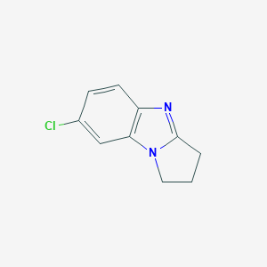 B088291 7-chloro-2,3-dihydro-1H-pyrrolo[1,2-a]benzimidazole CAS No. 10252-96-7